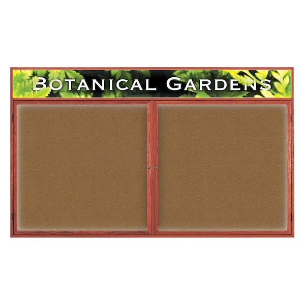 Open Faced Traditional Corkboard, 48x36"